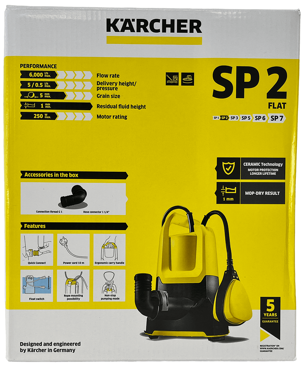 Kärcher SP2 Flat submersible pump